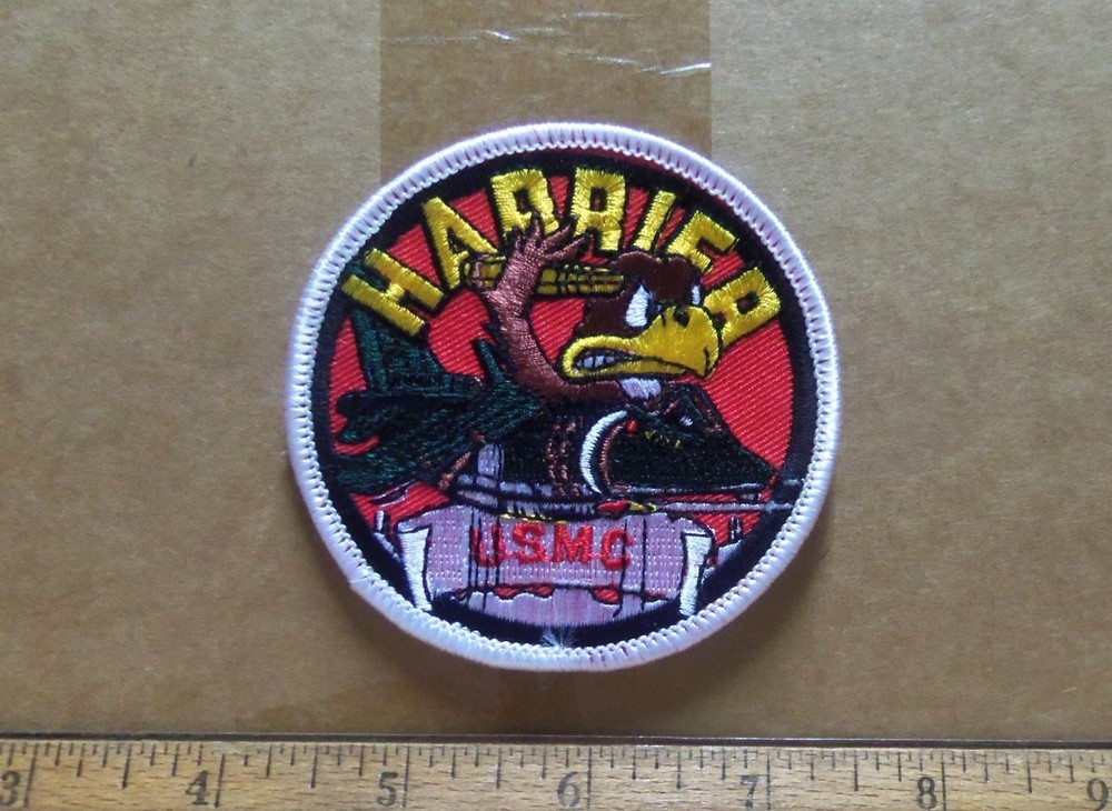 US Marine Corps - Harrier Embroidered Patch