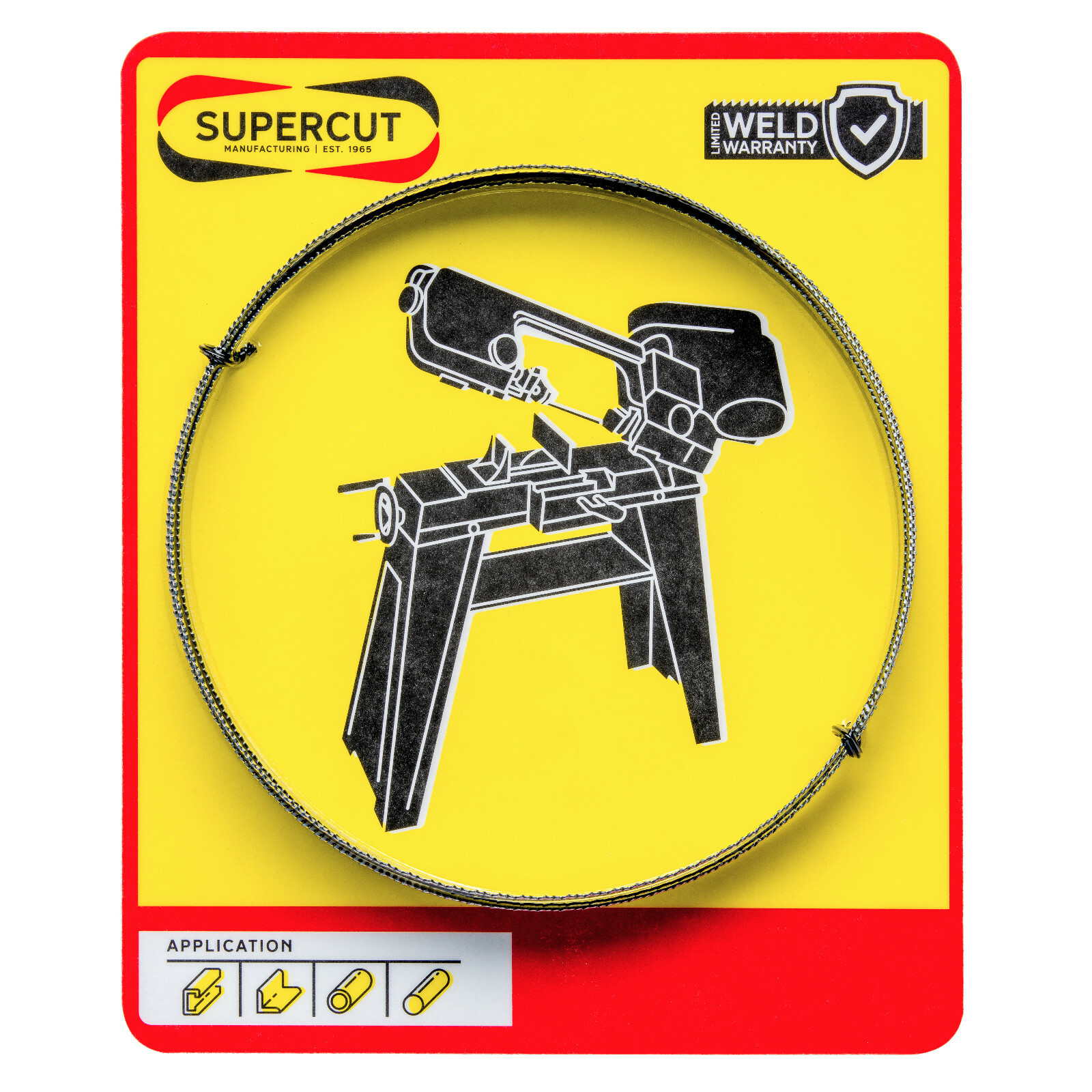 Supercut 60-inch X 1/2-inch X 24 TPI Carbon Steel Bandsaw Blade (Made in USA)