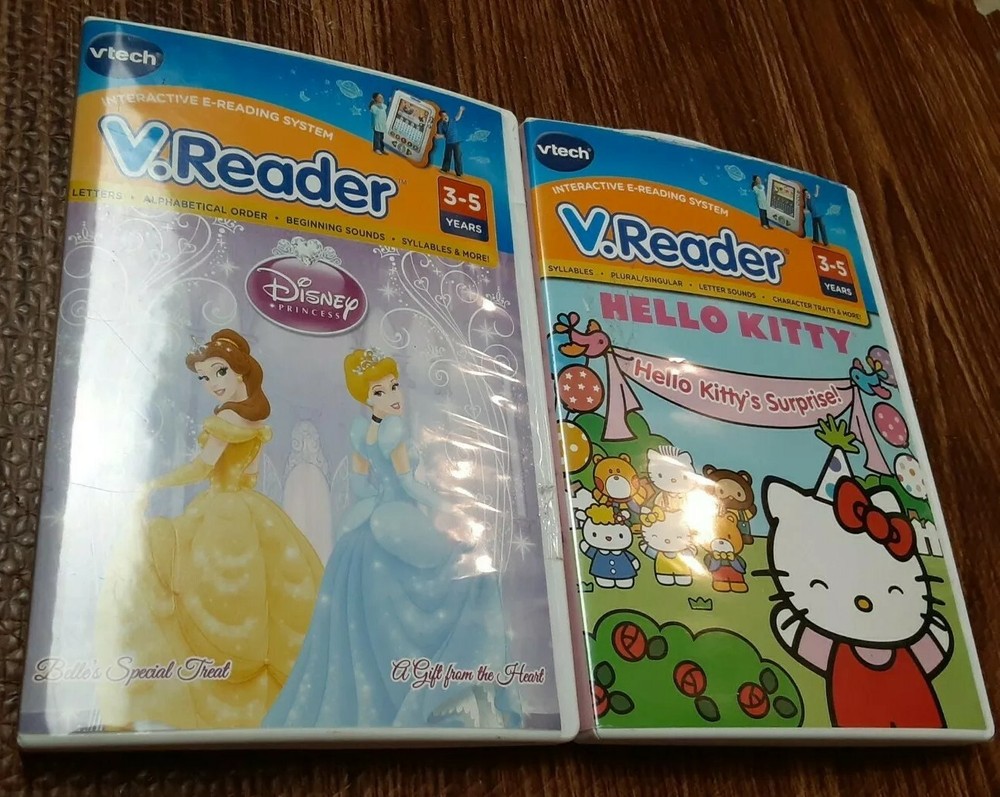 VTech V.Reader Disney Princess & Hello Kitty Cartridge