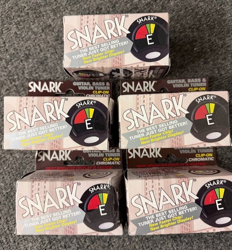 Snark Snark (SN-5X) Clip-On Guitar, Bass & Violin Chromatic Tuner New (5 tuners)