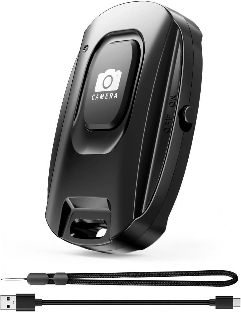 Rechargeable Wireless Camera Remote Shutter for iPhone Android