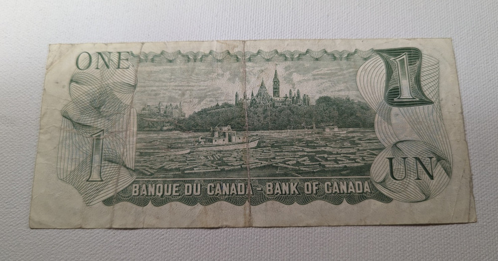 ONE DOLLAR CANADA 1973 CIRC Poor