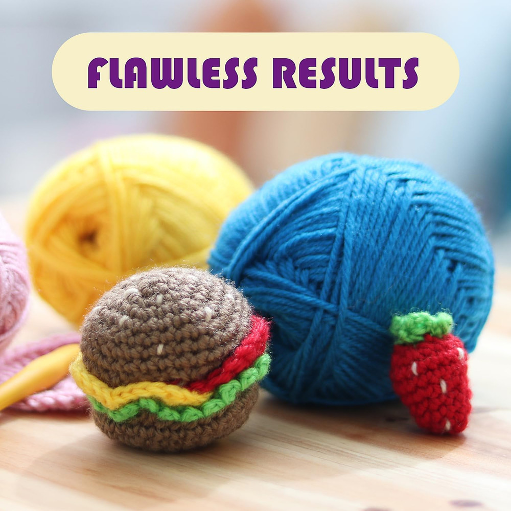 Crochet Kit for Beginners with Yarn Hooks Bag Accessories Video Tutorial