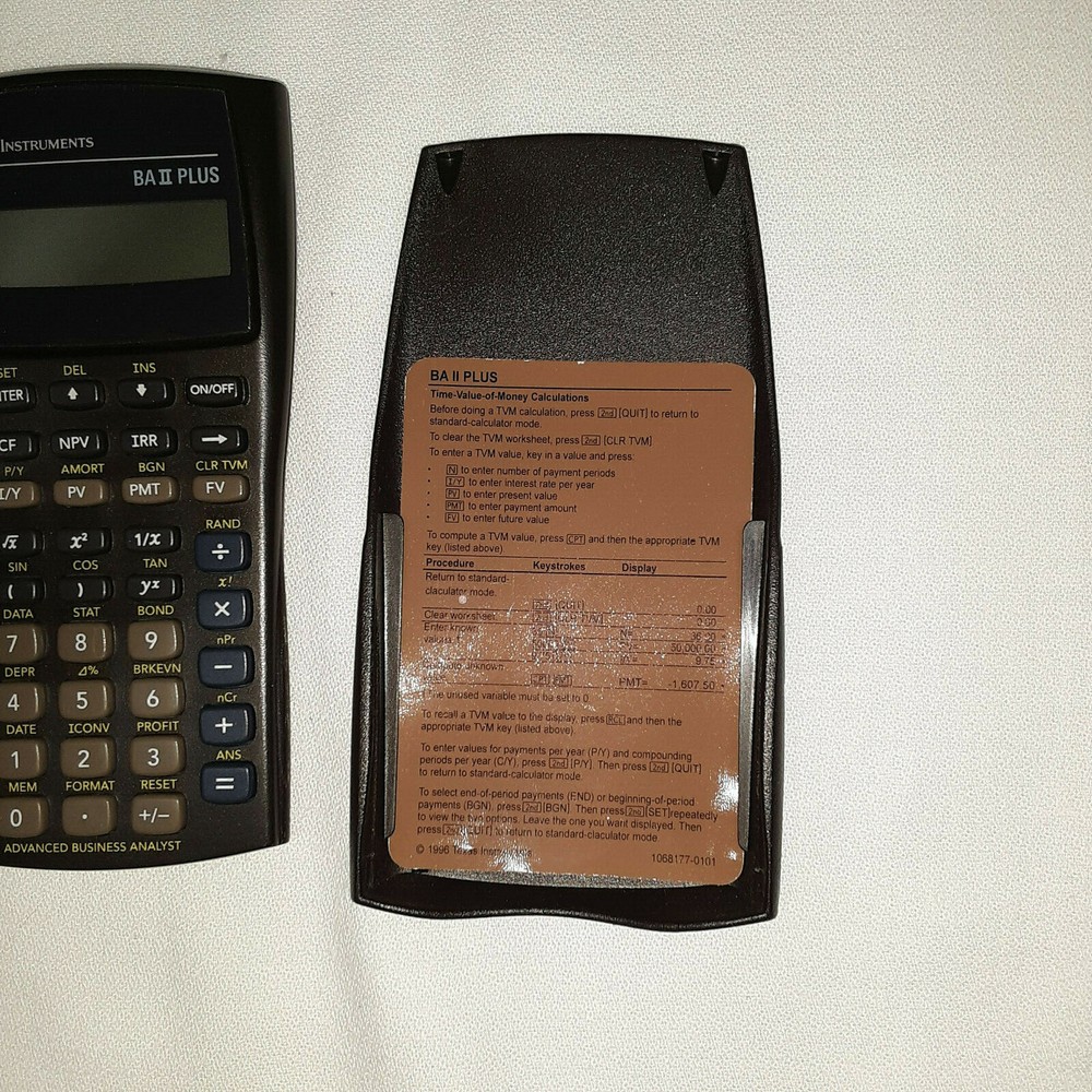 Texas Instruments BA II PLUS Financial Calculator