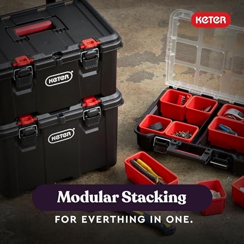 Stack-n-Roll Modular Tools Organizer for Garage Storage and DIY, 3 3PC System