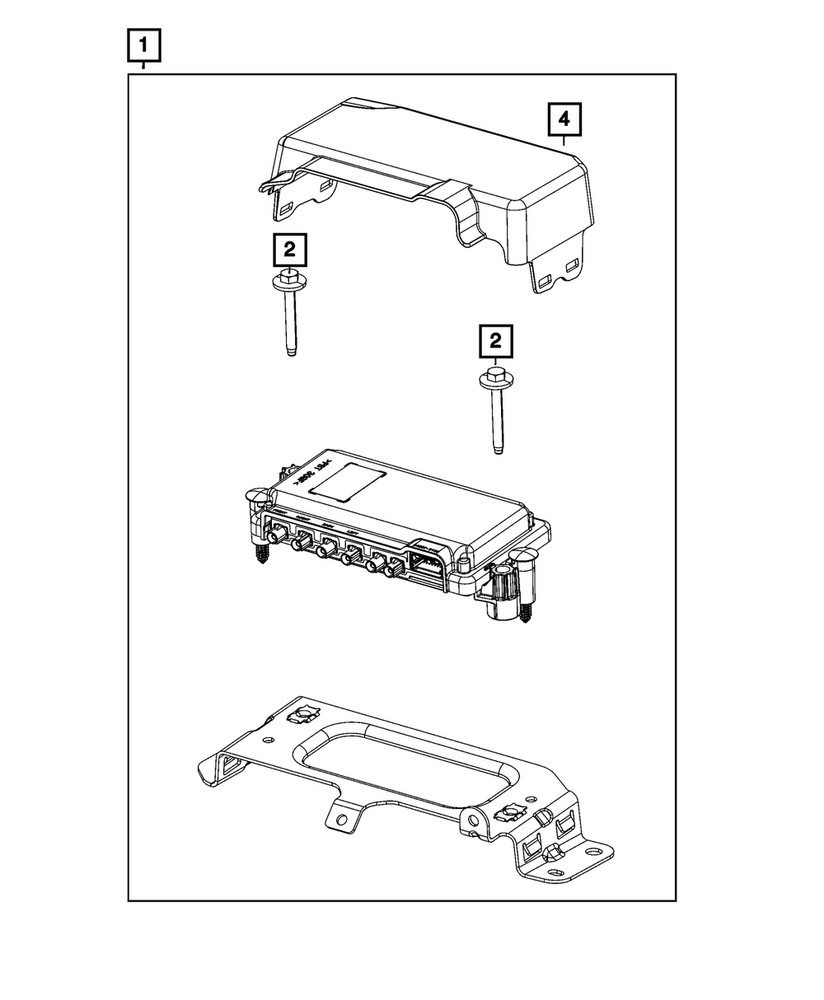 Genuine Mopar Camera Processor Module 56029967AF