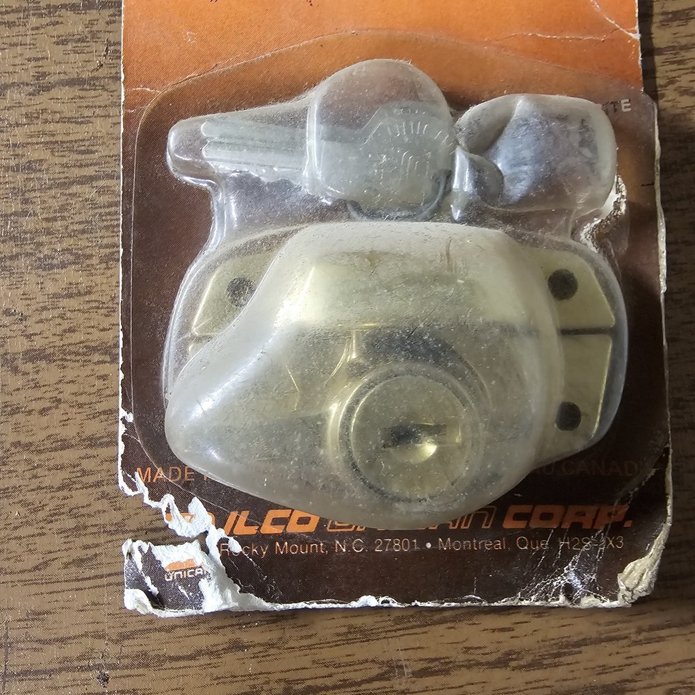 Vintage Ilco Window Lock Keyed Sash Locking System for Double-Hung Windows Brass