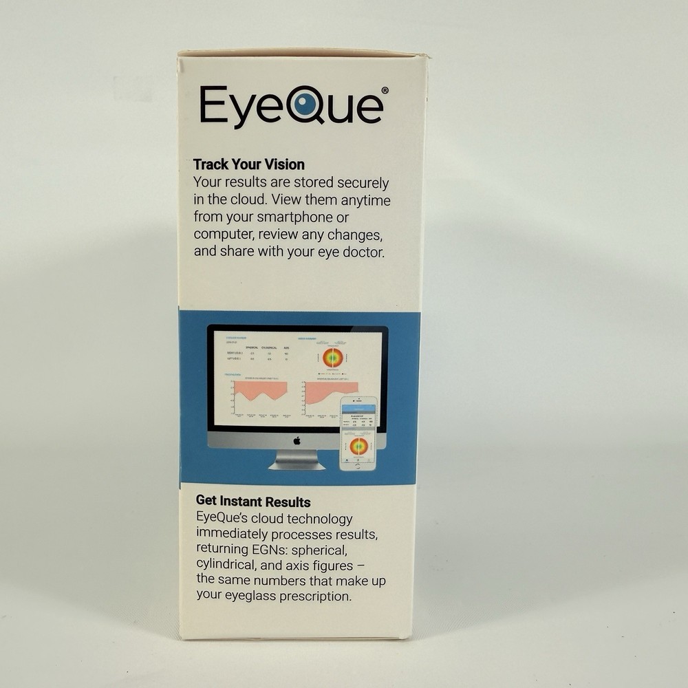 EyeQue Personal Vision Tracker Ophthalmic Refractometer Home Test Kit SEALED NEW