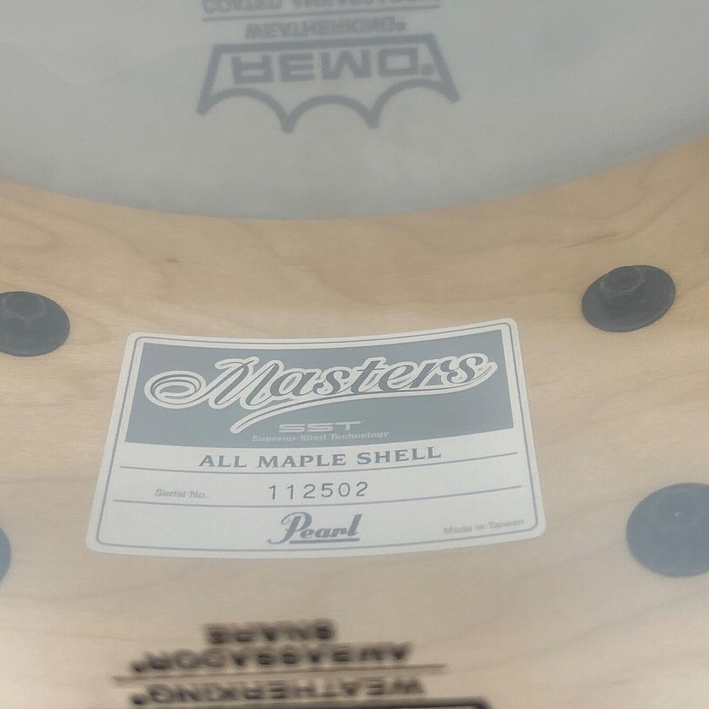 Pearl Masters All Maple Shell SST Snare Drum 14"x5.5"