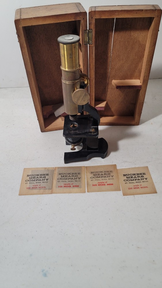 Antique Brass Student Microscope