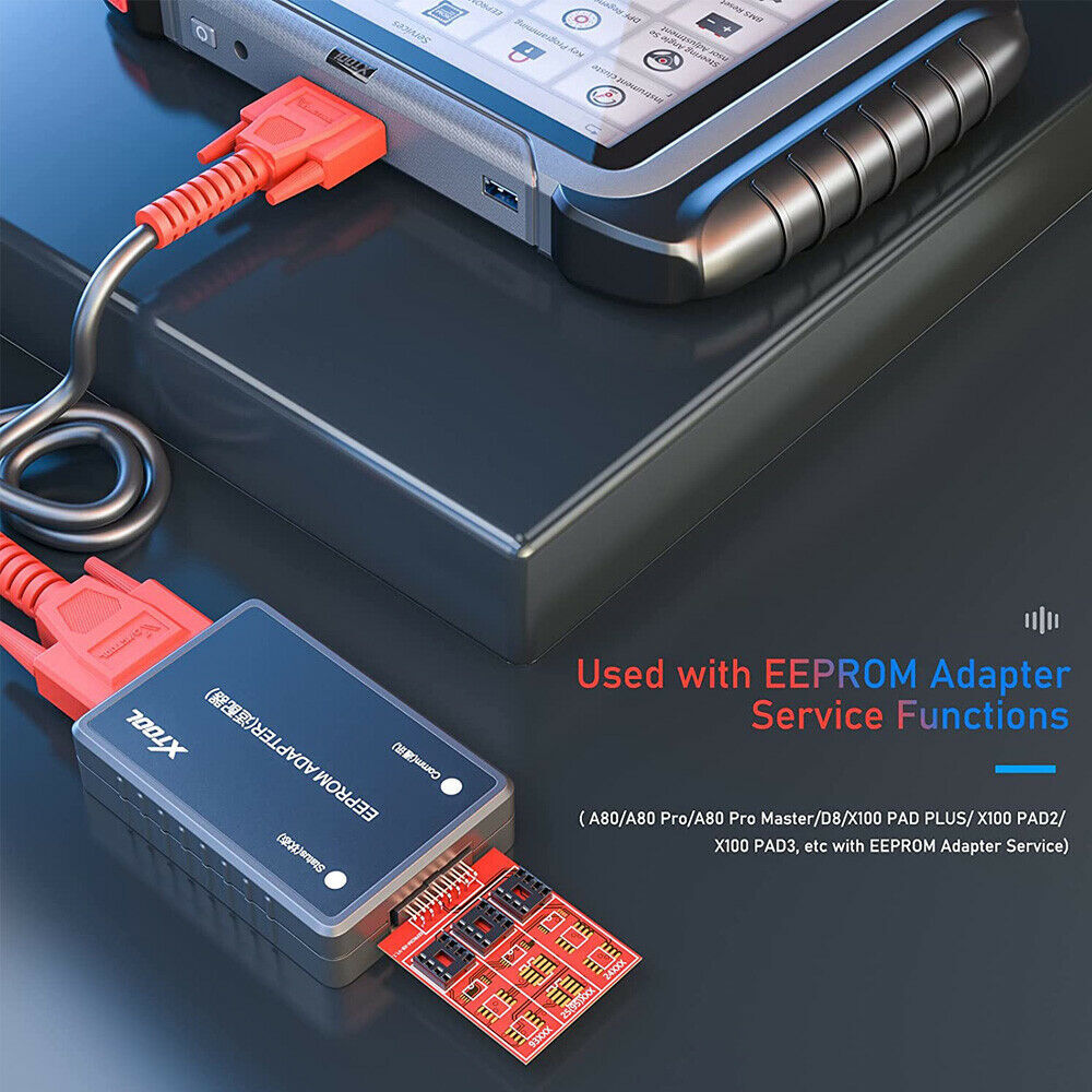 XTOOL EEPROM Adapter IMMO Coding Tool PIN Code Reader for D7/D8/D9/D9 Pro/PAD3