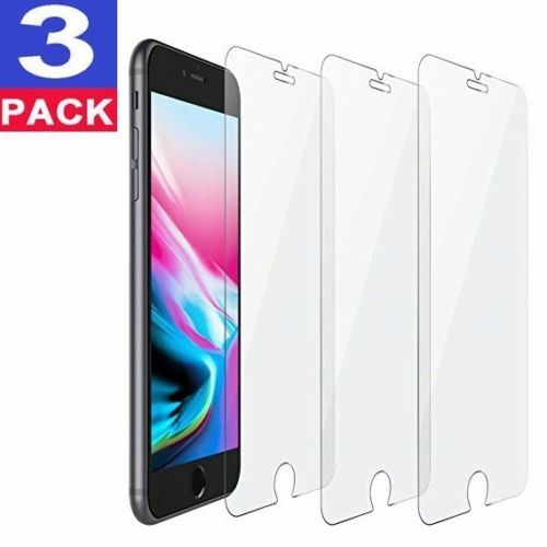 3-Pack iPhone 6s+ 7 8 Plus Tempered GLASS Screen Protector Bubble Free 11Pro Max
