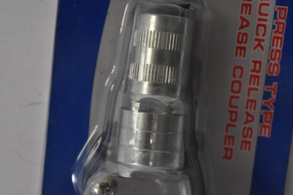 High Pressure Press Style Quick Release Grease Coupler Nozzle Hand Accessory