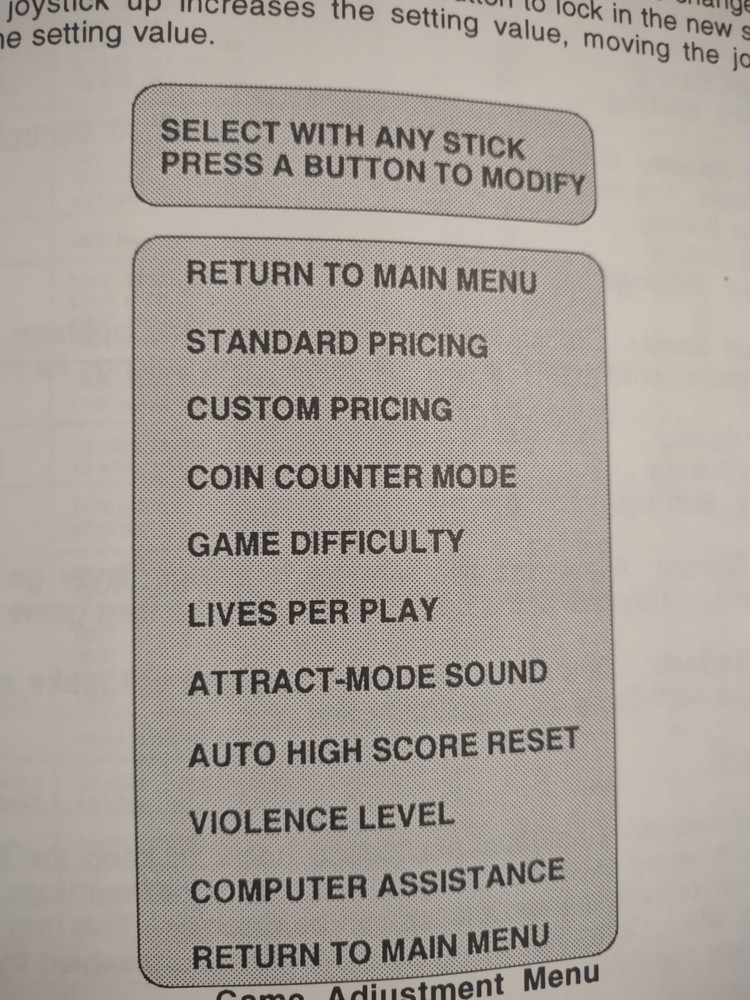 1993 NBA JAM Kit Basketball Arcade Machine Operation Manuals Problem Diagnostics
