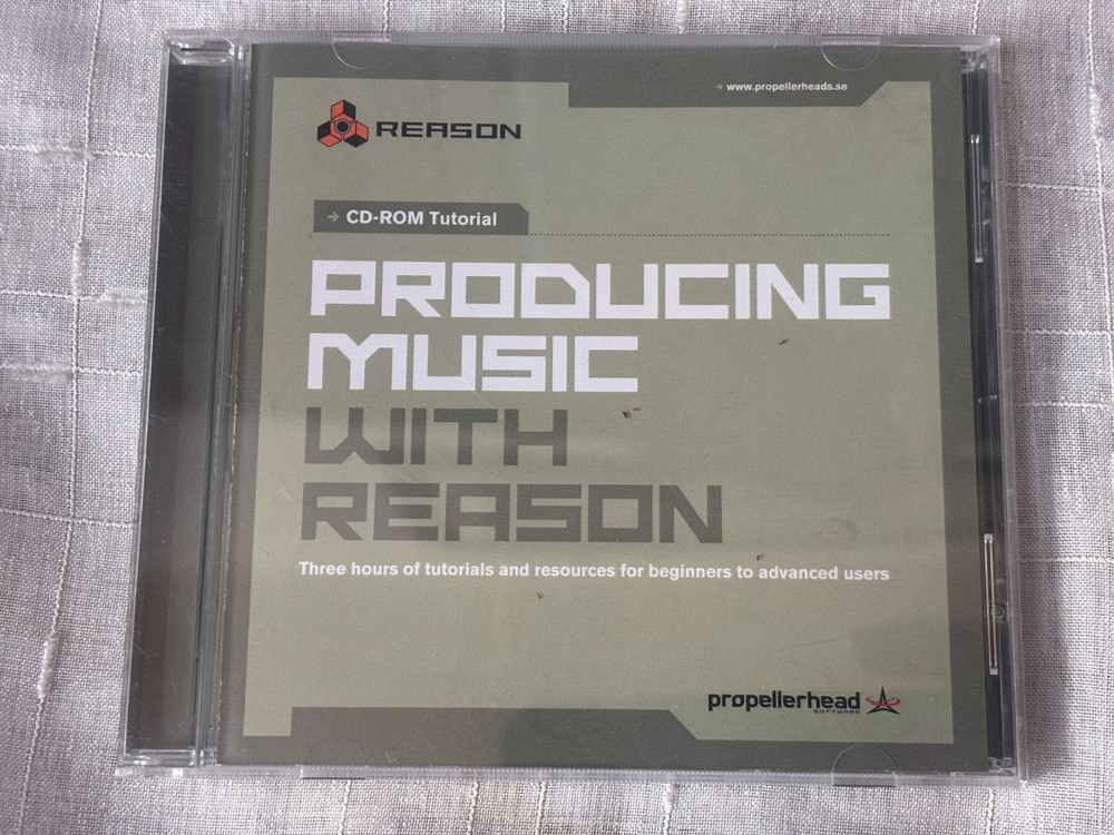 Propellerhead Reason 2.5 Software & Tutorial Disc- No License No- Disc's Only