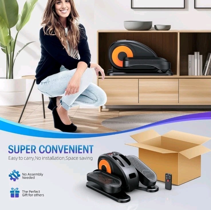Under Desk Elliptical Machine, Fully Assembled