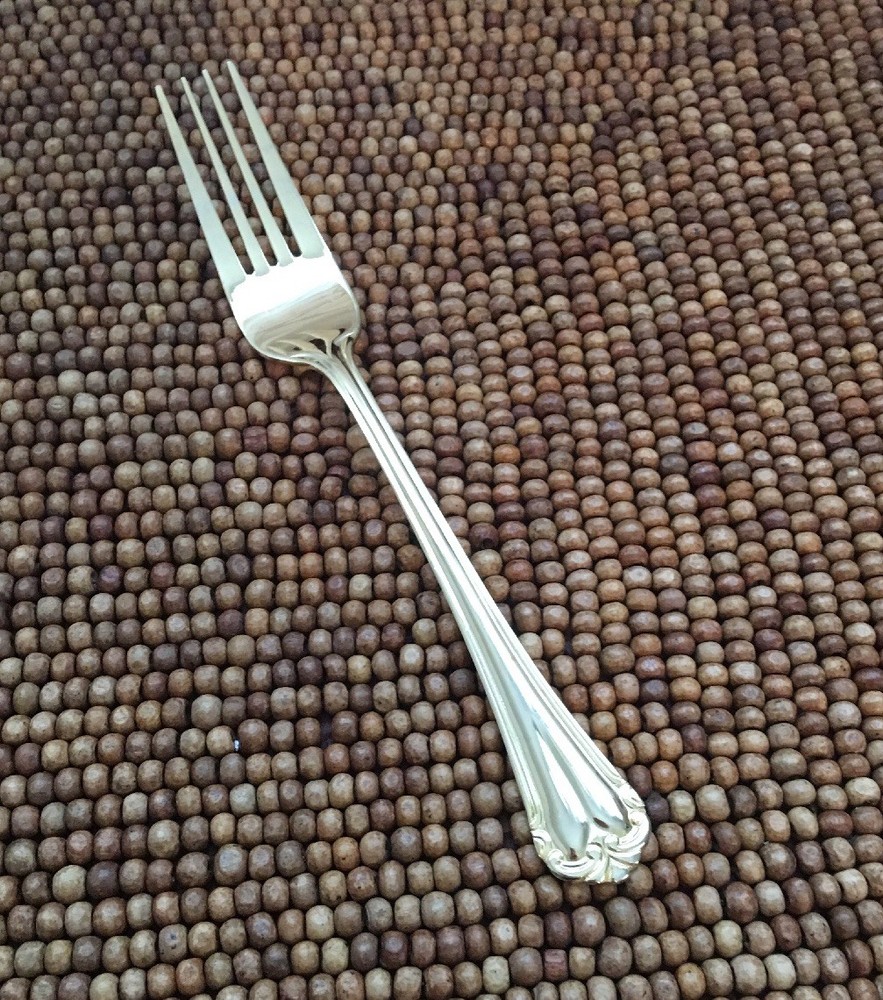 Hampton Stainless Electroplate 213 GOLD KATRINKA Dinner Fork 7.75”