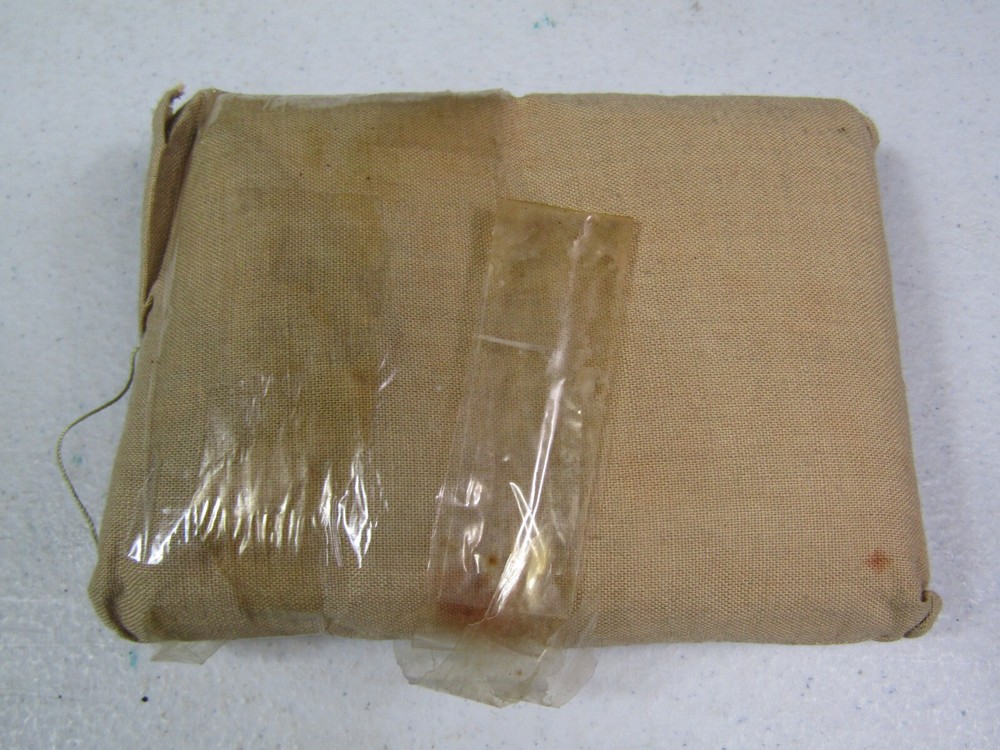 WWII British First Aid Field Dressing dated January 1941