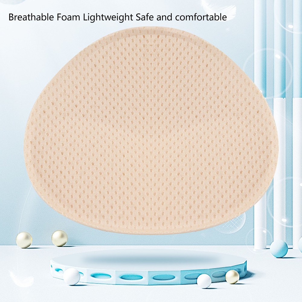 M Size Bra Insert Breathable Soft Cotton Triangular Shape Insert Bra Pad For