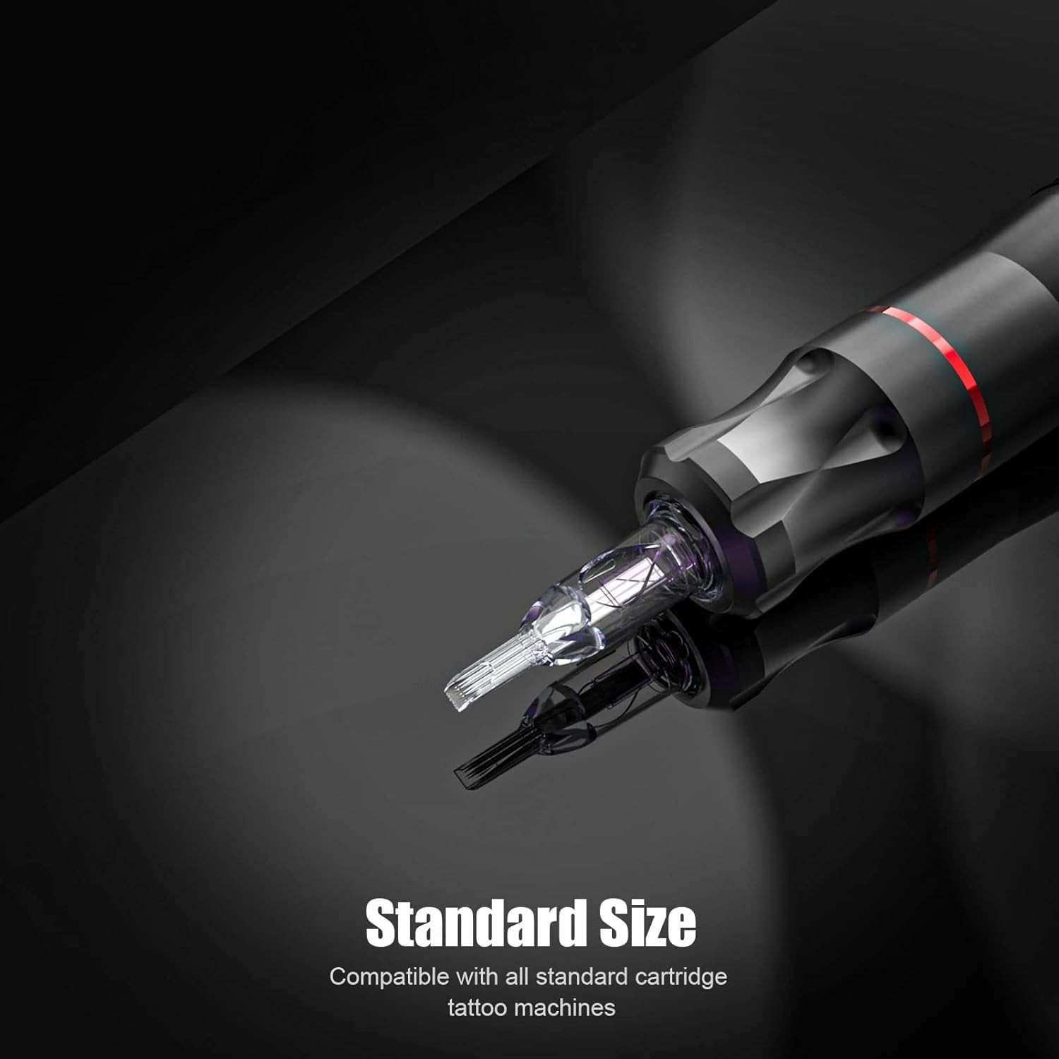 Wormhole Tattoo Cartridge Needles, 20Pcs Mixed Sizes 3RL 5RL 5RM 7RM Disposable