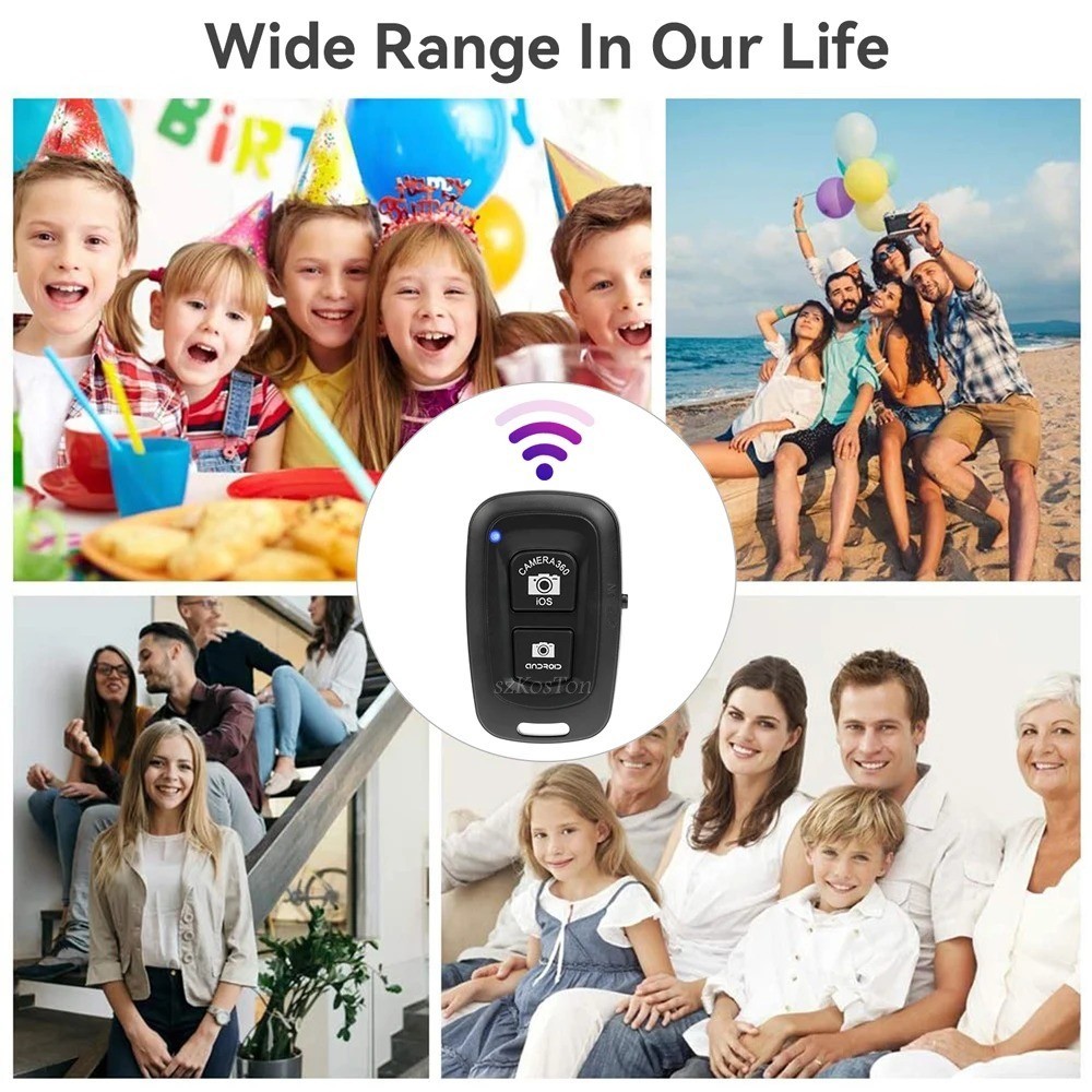 Remote Shutter Release for Phone Wireless Bluetooth-compatible Control