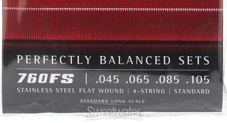 La Bella 760FS Deep Talkin' Bass Flatwound Bass Strings - Standard