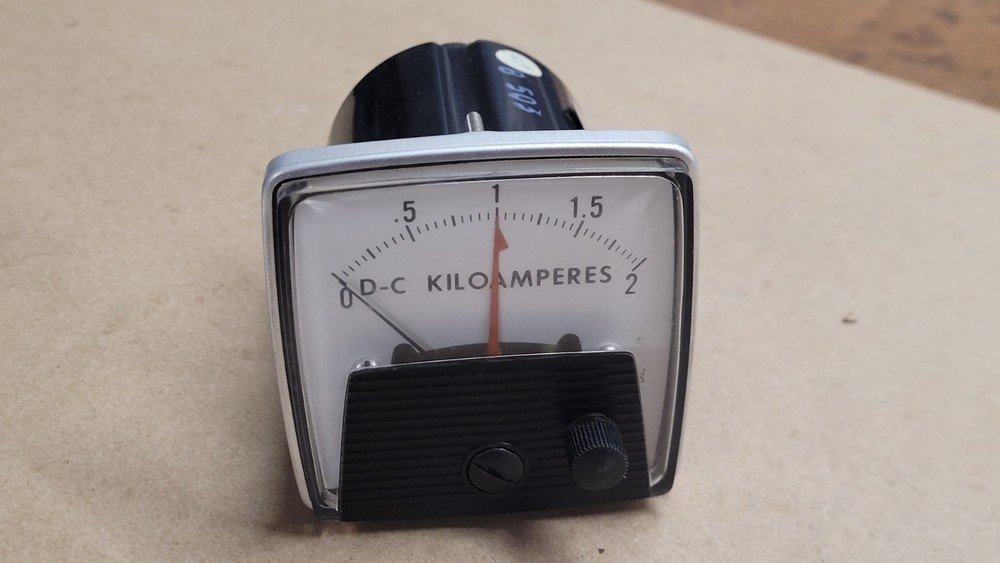 GE FS50MVDC D-C Kiloamperes Meter