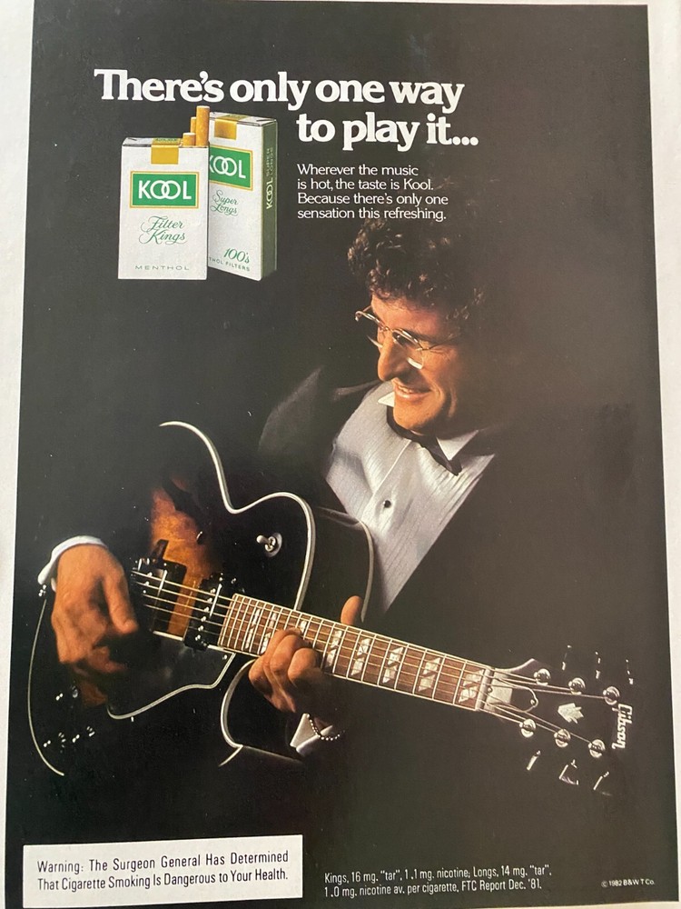 Kool Cigarettes, Full Page Vintage Print Ad