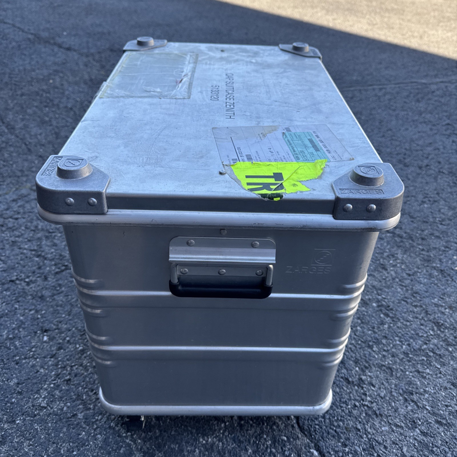 Zarges K470 Kiste Box Alukiste Alubox Transportkiste Lagerbox With Caster Wheels