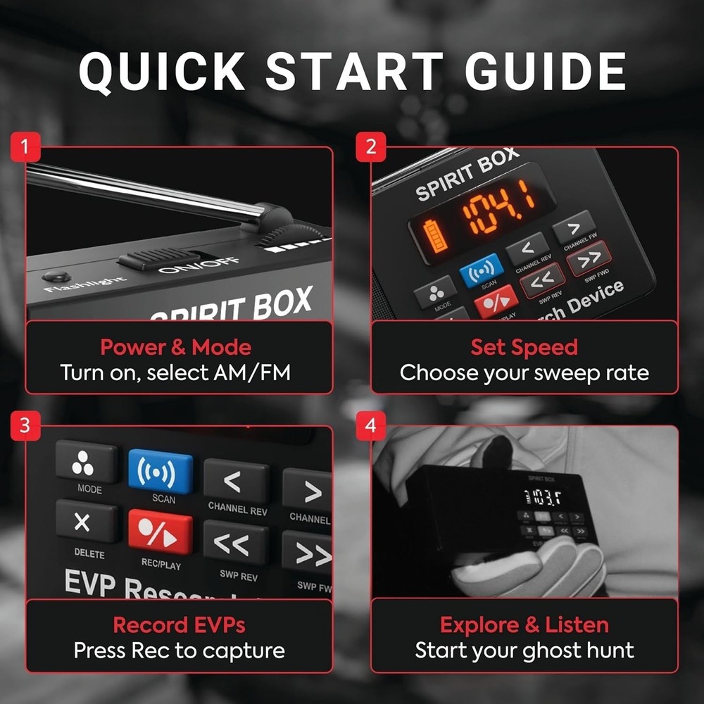 Pro-Level Ghost Hunting Kit with EVP Recording