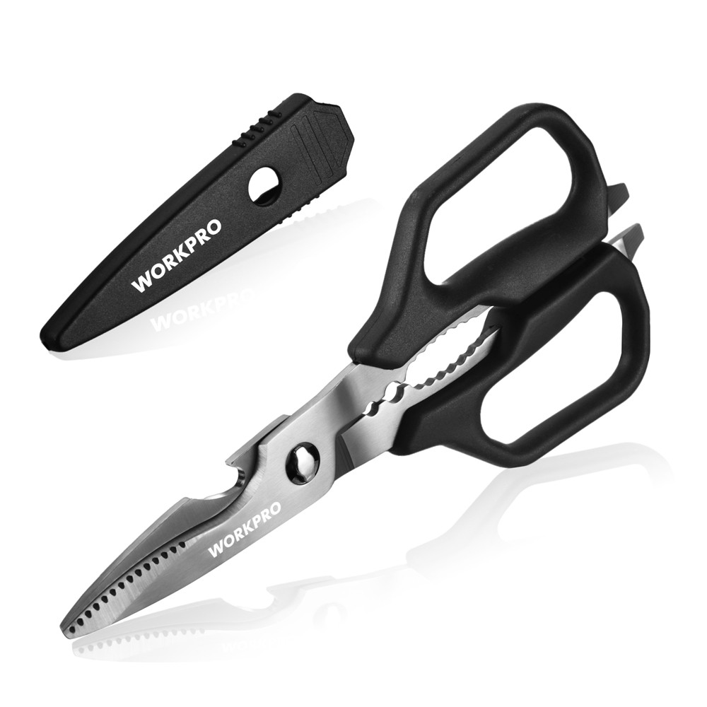 WORKPRO Heavy Duty Kitchen Scissors Multipurpose Shears with Detachable Blades
