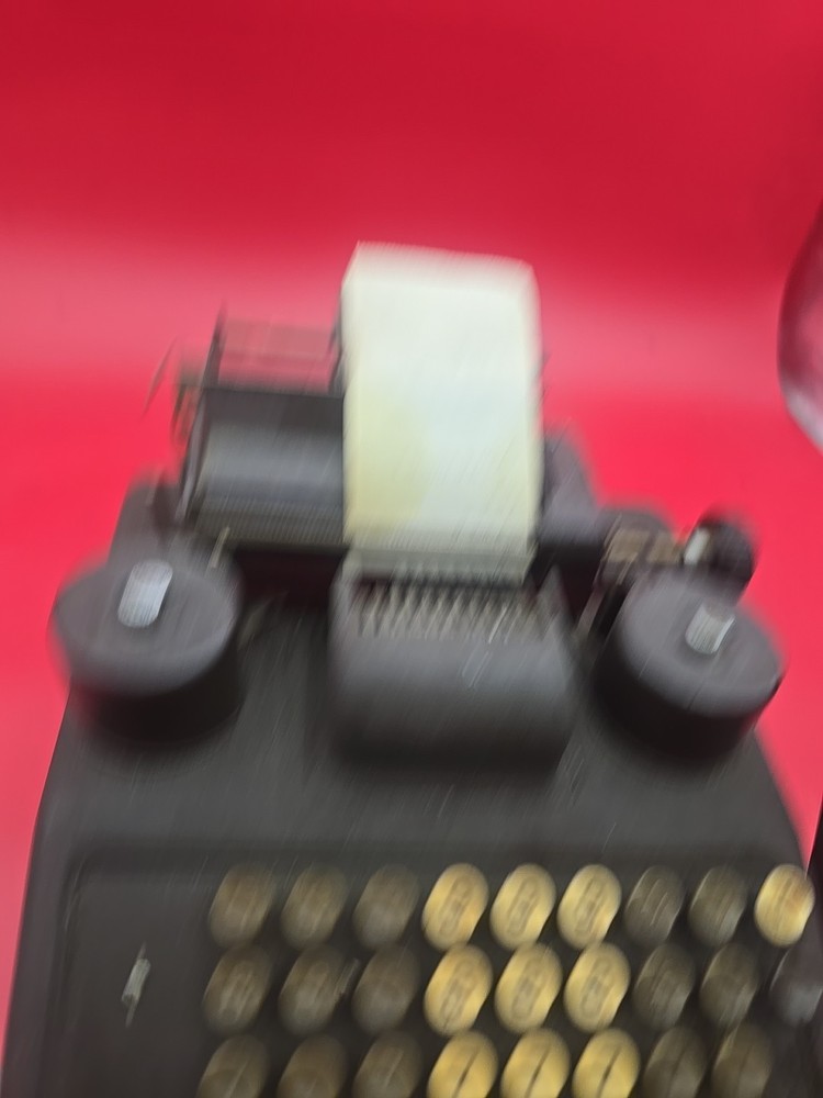Historically Significant Antique Burroughs Adding Machine - Missing One Button