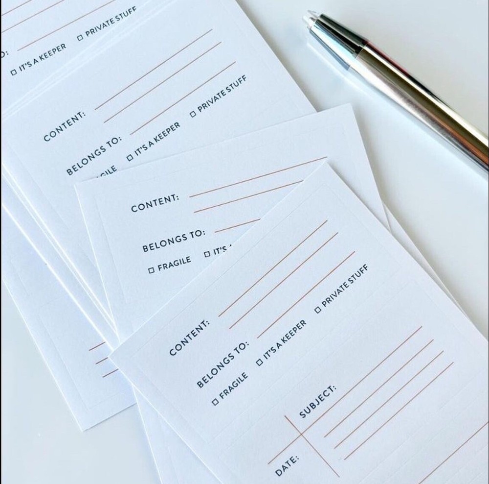 Monograph Sticker Notes Unique Office Supply NEW