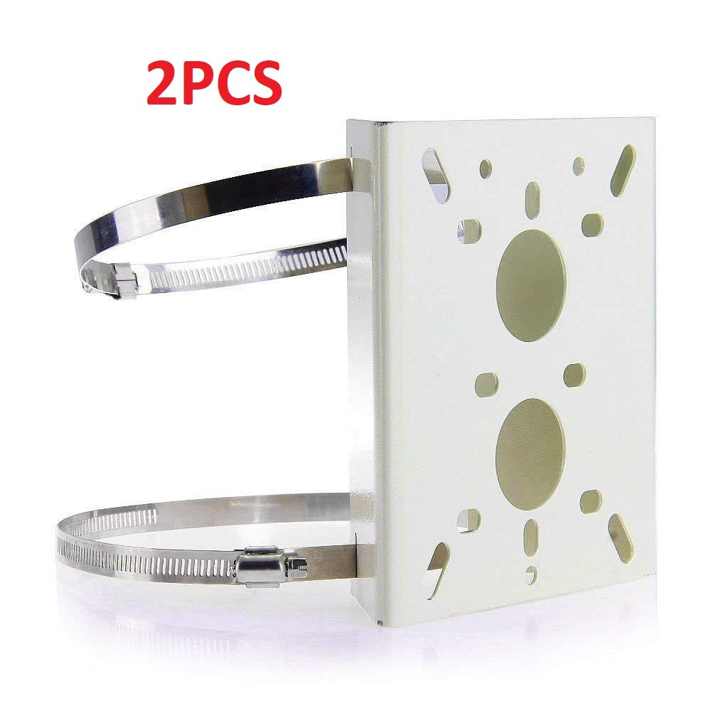 2PCS - Universal Pole Mounting Mount Bracket for CCTV Security Camera PTZ Dome