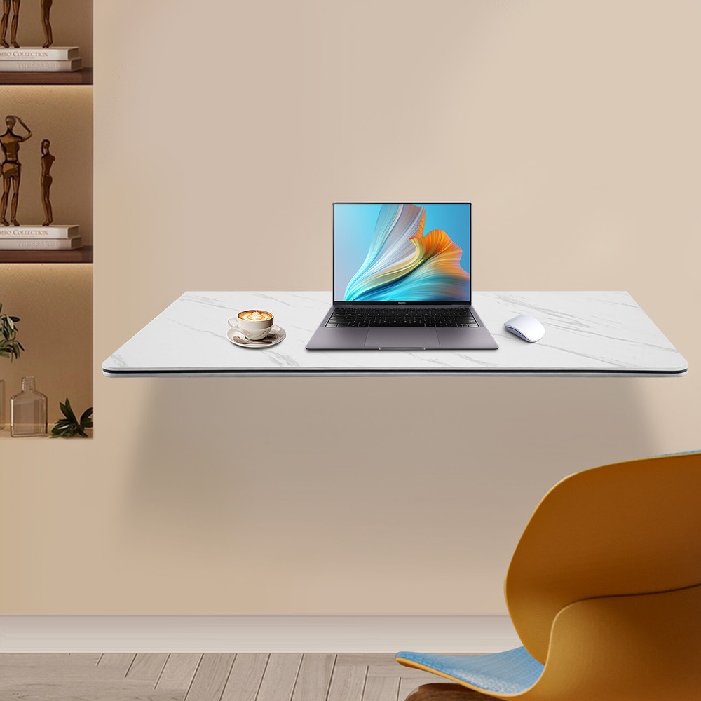 Folding Computer Desk Home Office Study Wall Mount Laptop Table Space Saving