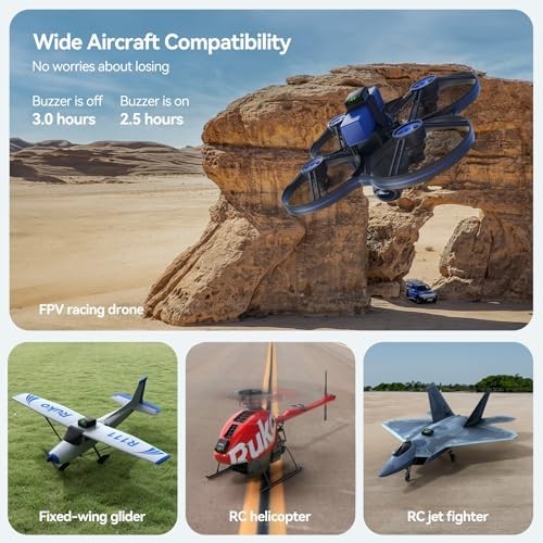 Lightweight GPS Tracker for Drones, FAA Compliant Remote ID Module, 3-Hour Batte