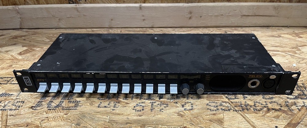 UNTESTED TELEX RTS KP12LK-4 BLACK 12 Position Lever Key Panel Intercom