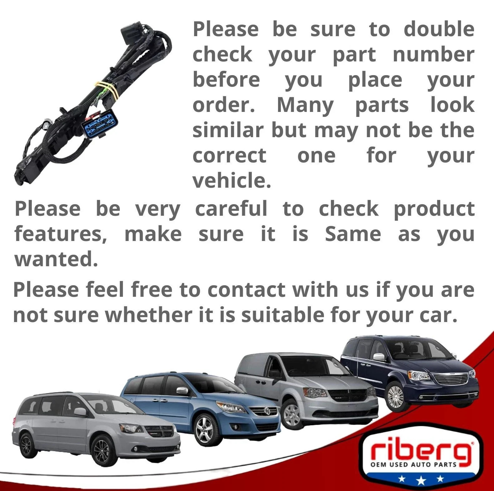 68078885AC OEM MOPAR 2012 Town & Country Sliding Door Left Wire Track TESTED