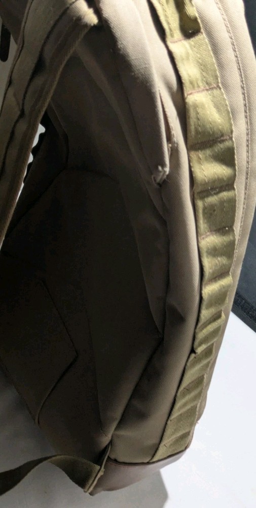 Poler Outdoor Stuff Camp Vibes Excursion Pack & Camera Insert Set In Khaki EUC