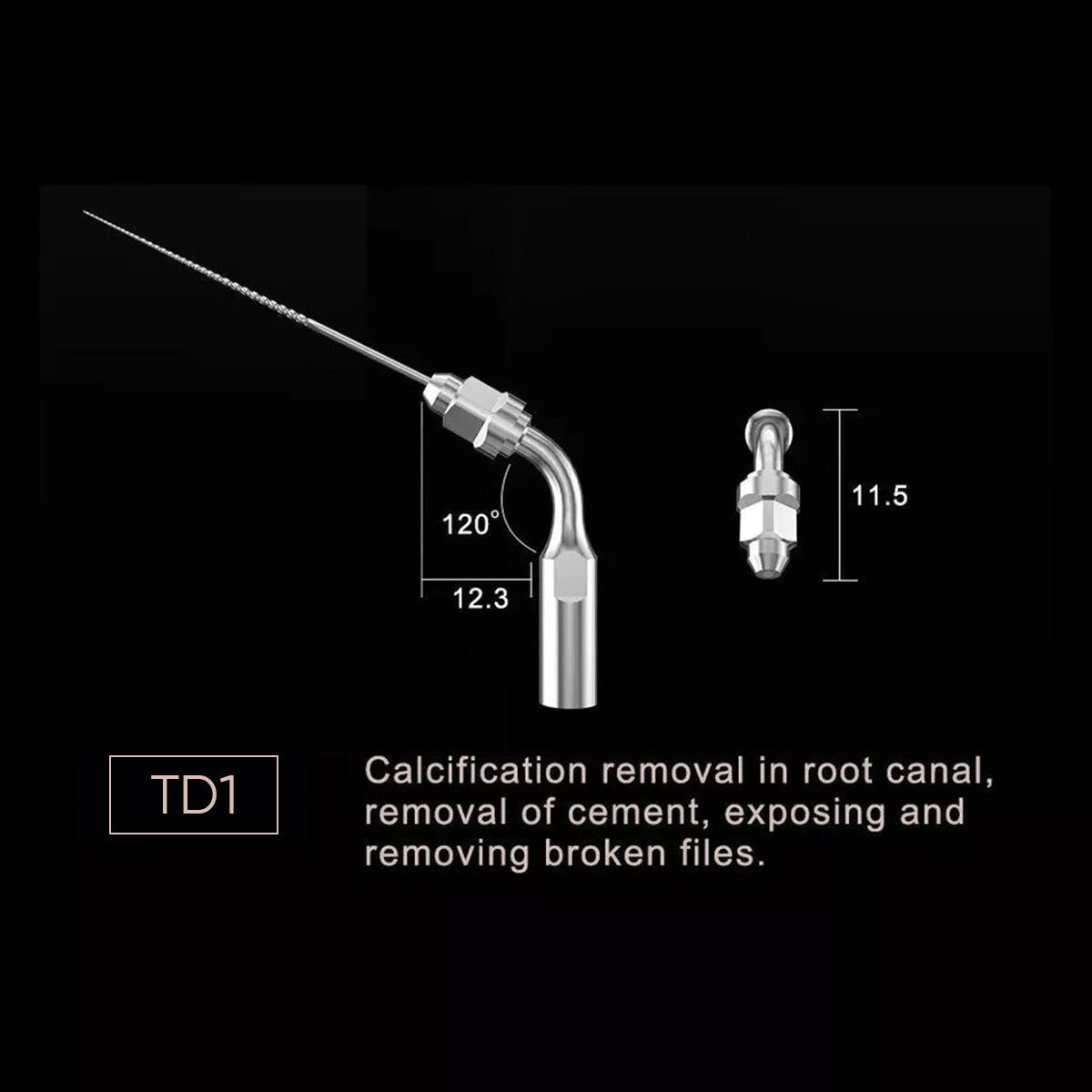 Woodpecker Dr Talal's Endo Kit Endodontic Ultrasonic Scaler Tips Kit Set TD1-TD6