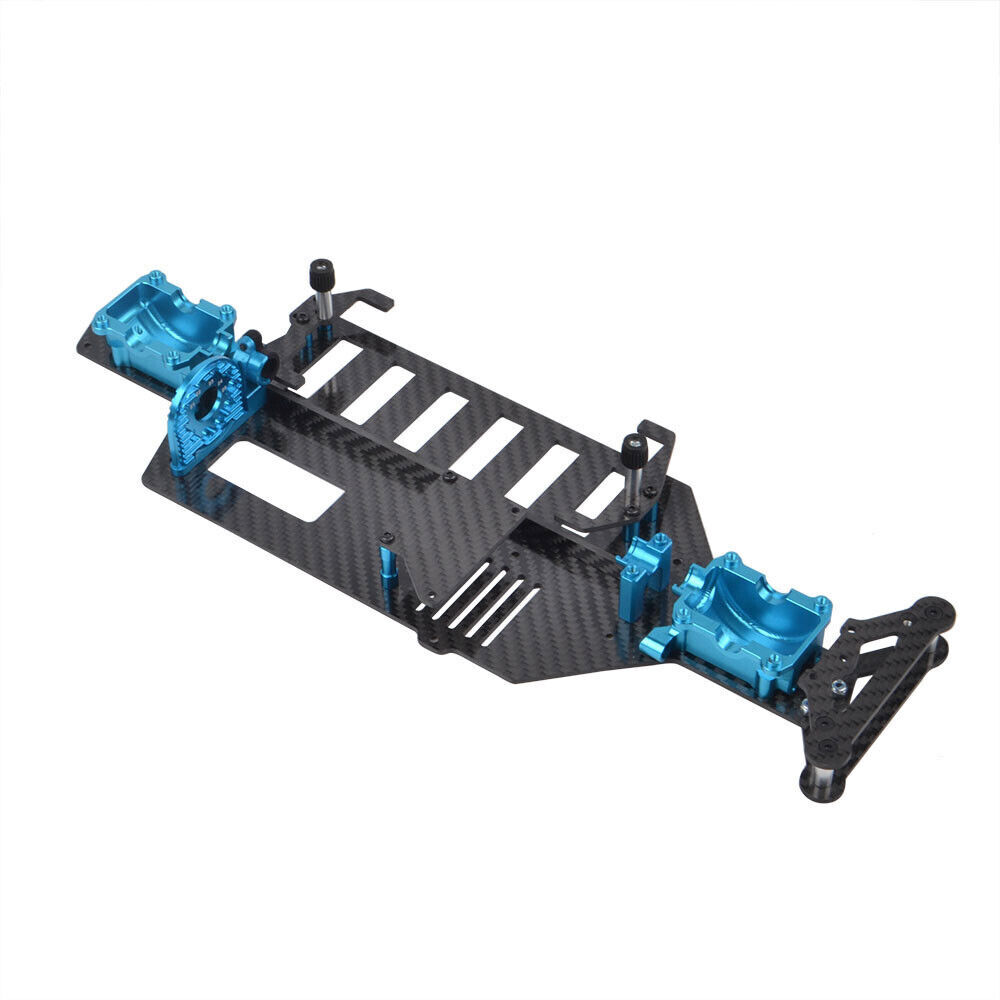 Carbon Lower Deck Case for Tamiya TT-02  TT-02FT Chassis Upgrades