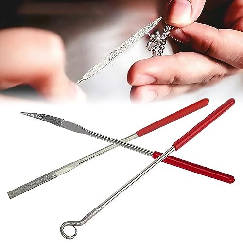 10Pcs Mini Diamond File Set High Efficiency Multipurpose Needle File 3 x 140mm