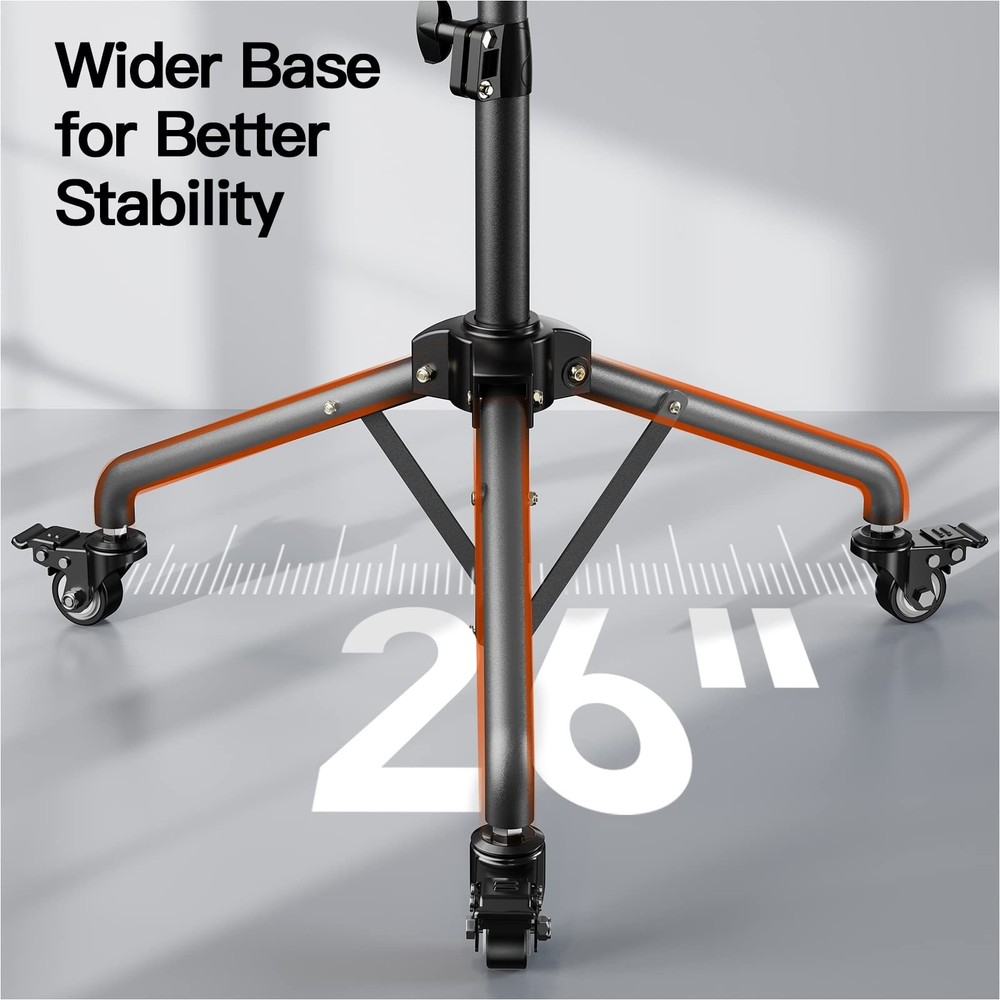 Amada Projector Stand with Wheels, Height Adjustable Rolling Stand with Tray,...