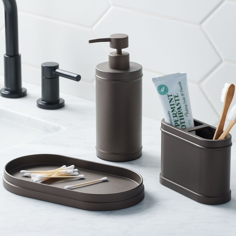 Metal Soap Pump Durable Bathroom Kitchen Accessory Elegant Functional Design New