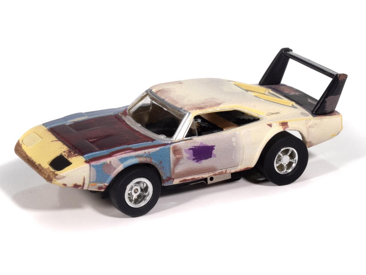 SC422-1W Auto World Xtraction 1969 Dodge Daytona Mystery Matinee HO Slot Car