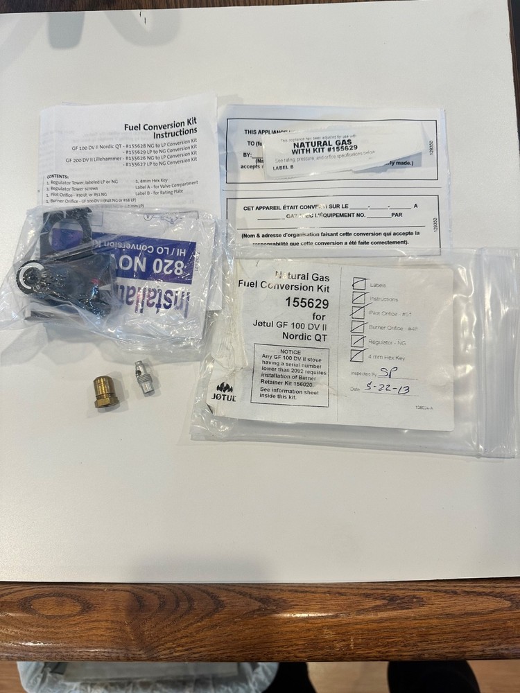 Jotul Conversion Kit NG for GF 100 #155629