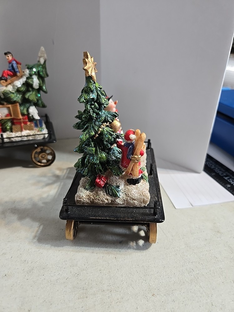Transpac Holiday Train Set 3 Pc. Set