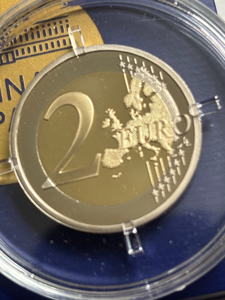 FRANCE, TRAITÉ DE L`ELYSÉE, 2 EURO, PROOF, 2013, COMMÉMORATIVE