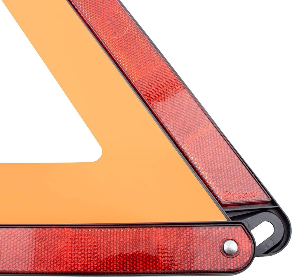 3x Triangle Warning Frame Roadside Reflective Safety Triangle Emergency Warning