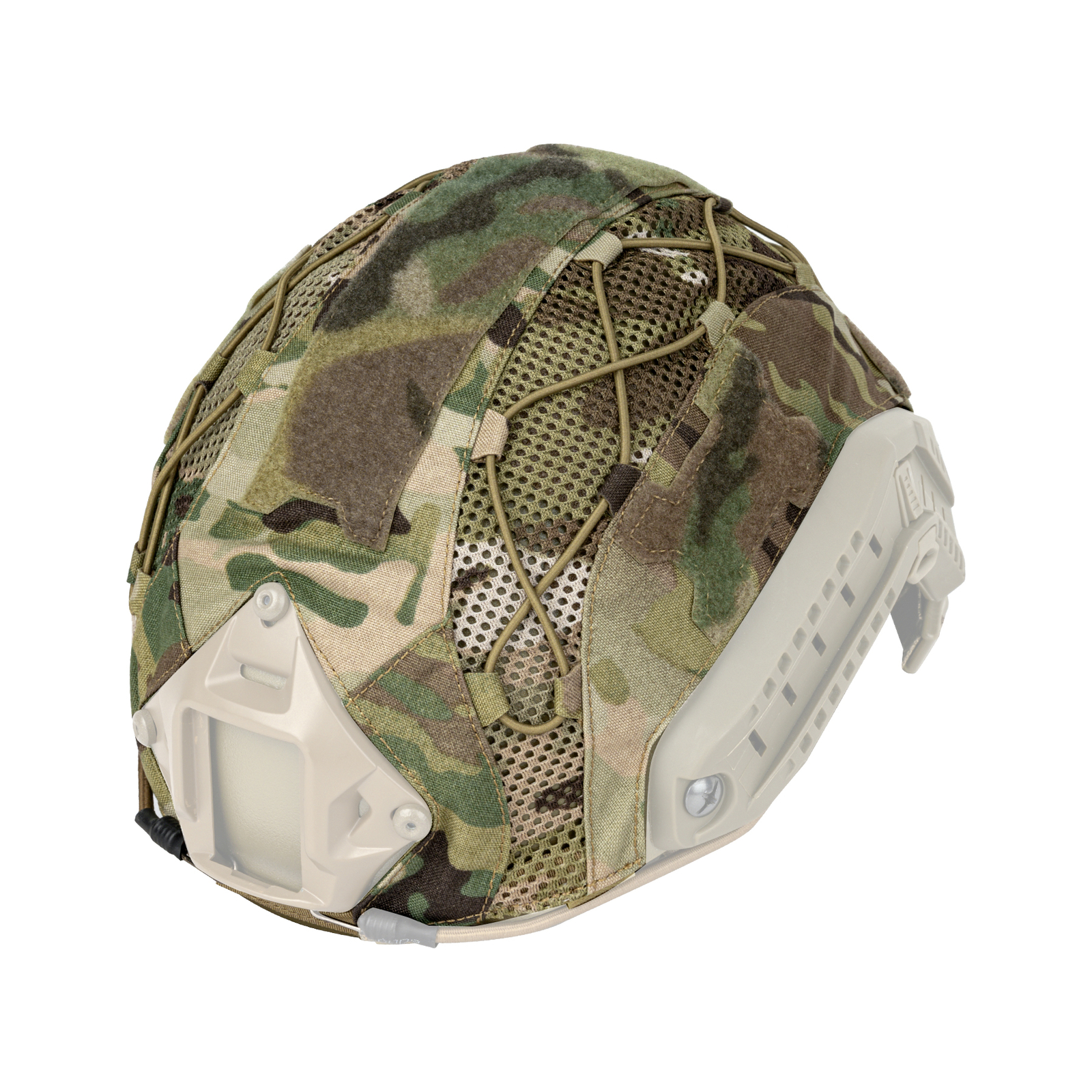 TOPTACPRO Tactical Helmet Cover for FAST Original Camo Headwear Military Hunting